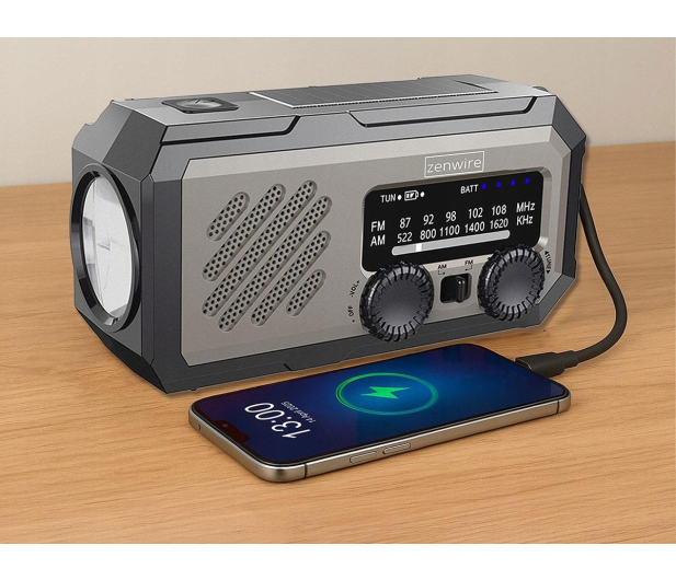 Zenwire Radio Solarne Awaryjne Budowlane Vibe Y2 - 1604655 - zdjęcie 6
